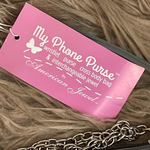 2 Gray Silicone Jelly Phone Purse - Picture 4 of 9